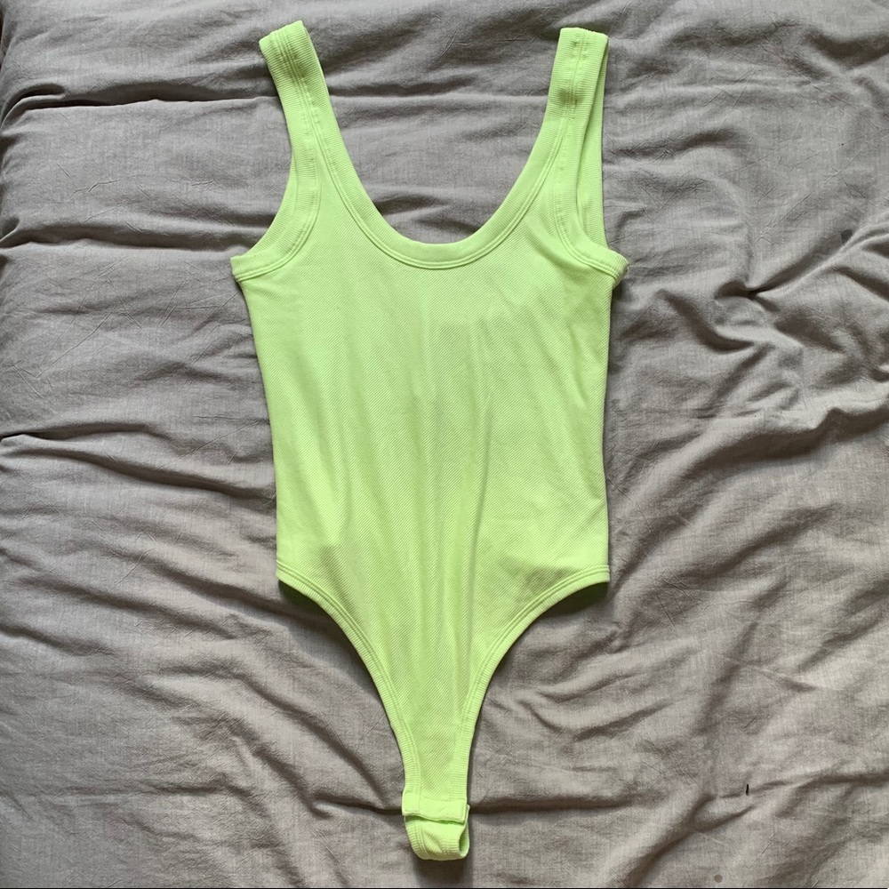 Uniqlo x Alexander Wang Neon Green Bodysuit